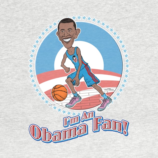 Obama Fan by JEAndersonArt